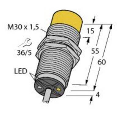 Turck Induktiver Sensor nicht bündig NI20U-M30-ADZ30X2