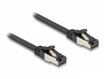 Delock 80180 RJ45 Netzwerkkabel, Patchkabel CAT 8.1 U/FTP 2.00 m Schwarz 1 St.