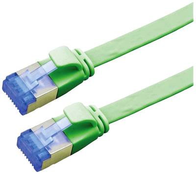 VALUE Patchkabel Cat.6A (Class EA) FTP, extra-flach, grün, 3 m