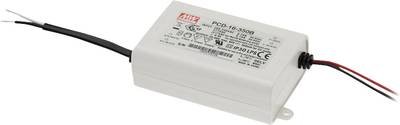 MEAN WELL PCD-16-1050B LED-Treiber Konstantstrom 16 W 1.05 A 12 - 16 V/DC dimmbar, PFC-Schaltkreis, Überlastschutz, Mont