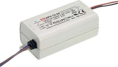 MEAN WELL APV-12-15 LED-Trafo Konstantspannung 12 W 0 - 0.8 A 15 V/DC nicht dimmbar, Überlastschutz 1 St.