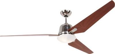 CasaFan Eco Aviatos 162 BN-KI Deckenventilator 31 W (Ø x H) 162 cm x 365 mm Kirschbaum Austauschbare Flügel, mit Beleuch