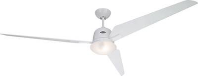 CasaFan Eco Aviatos 162 WE-WE Deckenventilator 31 W (Ø x H) 162 cm x 365 mm Lack-Weiß Austauschbare Flügel, mit Beleucht