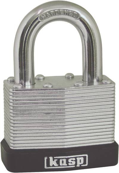 Kasp K13040D Vorhängeschloss 40 mm verschieden schließend Silber Schlüsselschloss