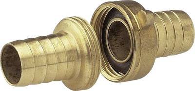 Messing-Schlauchverschraubung 3-teilig,33,3 mm (G 1)-Gew. / 19 mm (3/4")-Schläuche