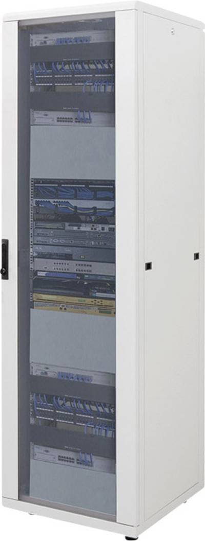 Intellinet 713511 19 Zoll Netzwerkschrank (B x H x T) 600 x 1728 x 600 mm 36 HE Lichtgrau (RAL 7035)