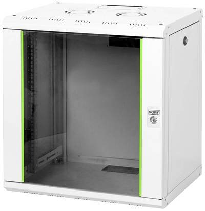 Digitus DN-19 12-U 19 Zoll Wandgehäuse (B x H x T) 600 x 643 x 450 mm 12 HE Lichtgrau (RAL 7035)