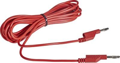 VOLTCRAFT MS5/RT Messleitung Lamellenstecker 4 mm Lamellenstecker 4 mm 5.00 m Rot 1 St.