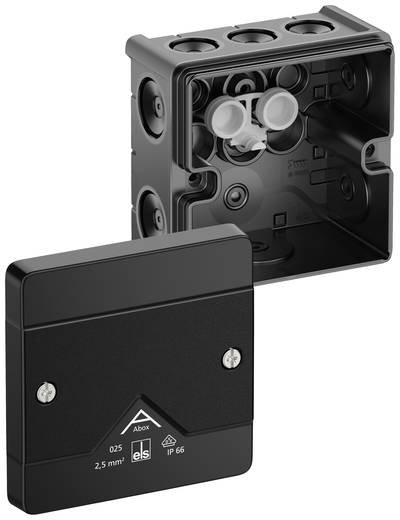 Spelsberg 80200001 Abzweigkasten (L x B x H) 85 x 85 x 52 mm Schwarz IP66 1 St.