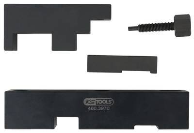KS Tools 460.3970 Montagehilfe-Satz für Steuergehäusedeckel für Volvo, 4-tlg