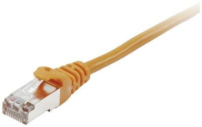 Equip 605578 RJ45 Netzwerkkabel, Patchkabel CAT 6 S/FTP 15.00 m Orange vergoldete Steckkontakte 1 St.