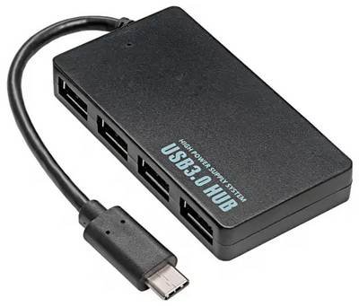 Akyga AK-AD-52 USB-Hub 4 Port USB-A USB 3.2 Gen1 5 GBit/s AK-AD-52