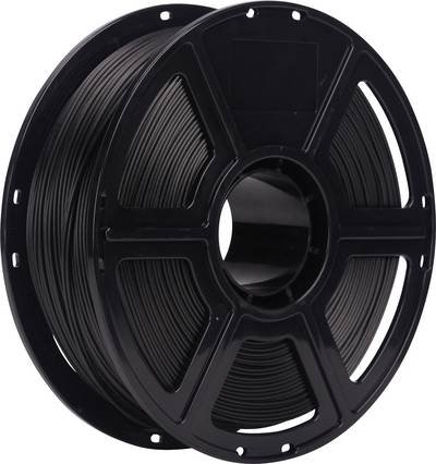 Renkforce RF-6838918 Filament PLA-CF hohe Zugfestigkeit, hohe Steifigkeit 1.75 mm 1 kg Schwarz 1 St.