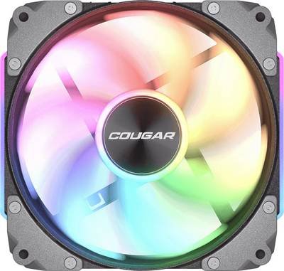 Cougar CF-ARB12HB-RGB PC-Gehäuse-Lüfter Schwarz (B x H x T) 120 x 120 x 28 mm