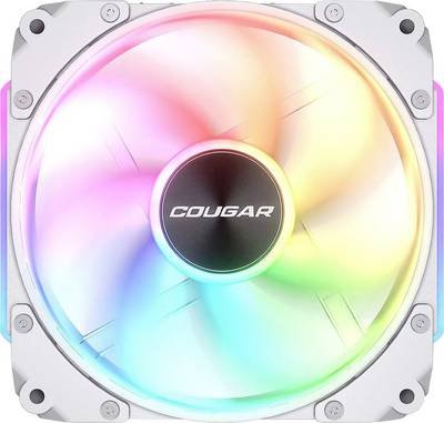 Cougar CF-APR12HW-RGB PC-Gehäuse-Lüfter Weiß (B x H x T) 120 x 120 x 28 mm