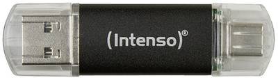 Intenso Twist Line USB-Stick 128 GB Anthrazit 3539491 USB-A, USB-C®, USB-A (USB 3.1 Gen 1)