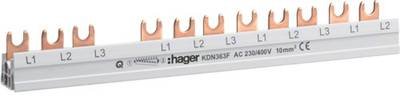 Hager KDN363F Phasenschiene 3polig 63 A 1 St.