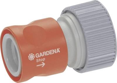 GARDENA 02814-20 2814 Kunststoff Schlauchstück Steckkupplung, 19 mm (3/4") Ø Wasserstop
