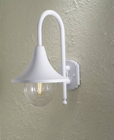 Konstsmide Bari 7237-250 Außenwandleuchte Energiesparlampe, LED E27 75 W Weiß
