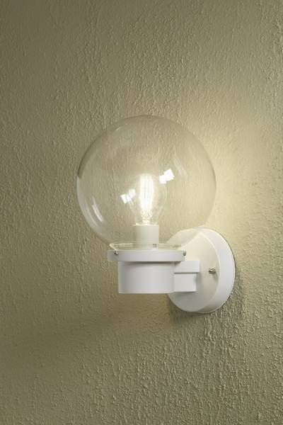 Konstsmide Nemi Twighlight 7322-250 Außenwandleuchte Energiesparlampe, LED E27 60 W Weiß