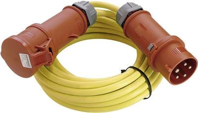 AS Schwabe 60727 Strom Verlängerungskabel 32 A Gelb 50.00 m N07V3V3-F 5G 4 mm²