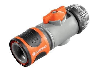 GARDENA 02942-20 Gardena - Schlauchkupplung - 1/2"" (13 mm) bis 5/8"" (15 mm) Kunststoff Regulierstop 13 mm (1/2") - 15