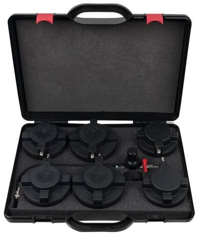 KS Tools 460.2465 LKW Turbolader-Ladeluft-System-Prüfkoffer-Satz, 7-tlg