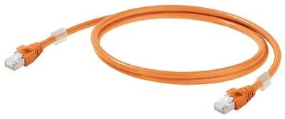 Weidmüller 2563810300 RJ45 Netzwerkkabel, Patchkabel CAT 6a S/FTP 30.00 m Orange Flammwidrig 1 St.