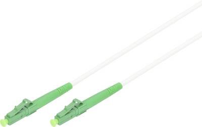 Digitus DK-2933A-01-LCA-SX Glasfaser LWL, Glasfaser Anschlusskabel 100 cm Weiß, Grün, Minz-Grün, Dunkel-Grün (seidenmatt