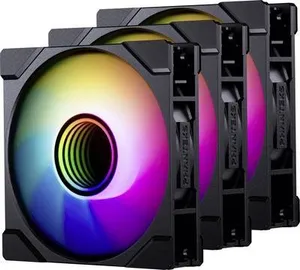 Phanteks PH-F120M25R_G2_DBK01_3P PC-Gehäuse-Lüfter Schwarz (B x H x T) 120 x 25 x 120 m