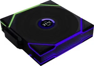 Lian Li UNI FAN TL Wireless LCD Lüfter, ARGB, PWM - Reverse Blade, 120mm, schwarz