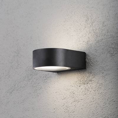 Konstsmide Teramo 7510-750 Außenwandleuchte Energiesparlampe, LED E27 40 W Schwarz