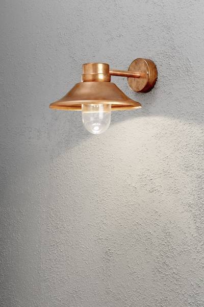 Konstsmide Vega 412-900 LED-Außenwandleuchte LED LED fest eingebaut 5 W Kupfer