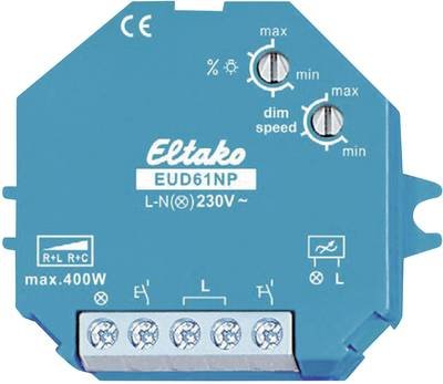 Eltako 61100830 Aufputz Dimmer, Unterputz Dimmer Geeignet für Leuchtmittel: Energiesparlampe, Glühlampe, Halogenlampe, L