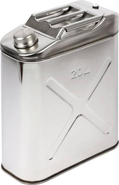 Berger & Schröter 116256 UN20L Kraftstoffkanister 20 l Edelstahl