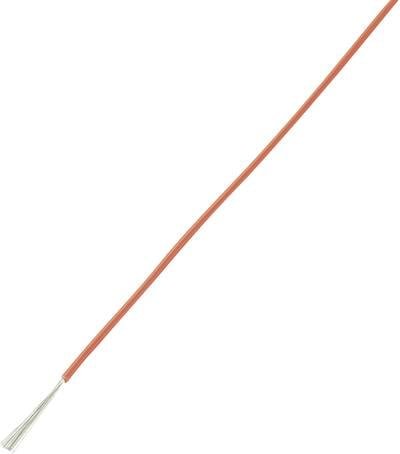 TRU COMPONENTS 1571380 Litze LiY 1 x 0.14 mm² Rot 25 m