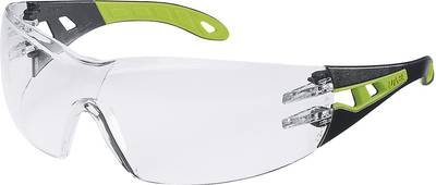 uvex pheos 9192225 Schutzbrille inkl. UV-Schutz Schwarz, Grün