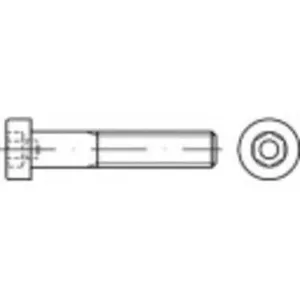 TOOLCRAFT 1067441 Zylinderschrauben M5 6 mm Innensechskant DIN 6912 Edelstahl A4 100 St.