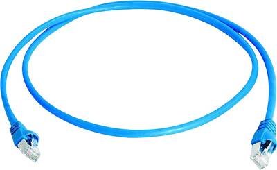 Telegärtner 100009128 RJ45 Netzwerkkabel, Patchkabel CAT 6a S/FTP 25.00 m Blau Flammwidrig, Halogenfrei, UL-zertifiziert