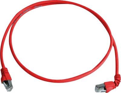 Telegärtner 100008015 RJ45 Netzwerkkabel, Patchkabel CAT 6a S/FTP 1.00 m Rot Flammwidrig, Halogenfrei 1 St.