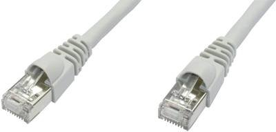 Telegärtner 100009116 RJ45 Netzwerkkabel, Patchkabel CAT 6a S/FTP 50.00 m Grau Flammwidrig, mit Rastnasenschutz, Flammwi