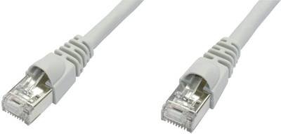 Telegärtner 100009115 RJ45 Netzwerkkabel, Patchkabel CAT 6a S/FTP 25.00 m Grau Flammwidrig, mit Rastnasenschutz, Flammwi