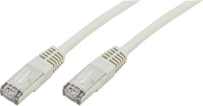 LogiLink 992203 RJ45 Netzwerkkabel, Patchkabel CAT 5e SF/UTP 0.25 m Grau 1 St.