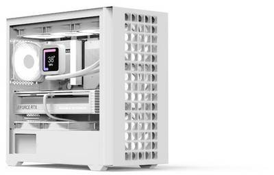 AeroCool D302A-G-WT Mini-Tower PC-Gehäuse Schwarz, Weiß