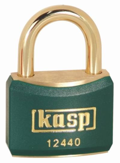 Kasp K12440GRED Vorhängeschloss 40 mm verschieden schließend Goldgelb Schlüsselschloss