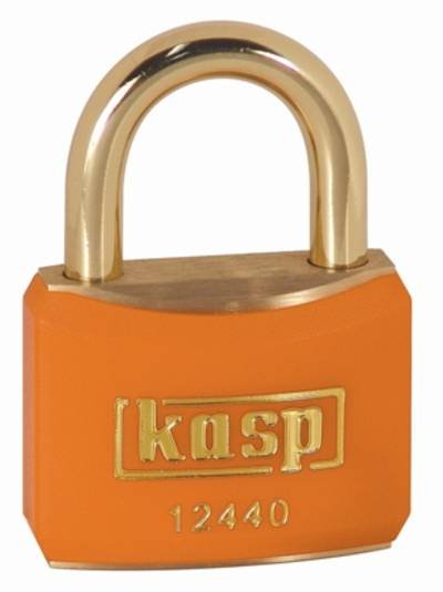 Kasp K12440ORAD Vorhängeschloss 40 mm verschieden schließend Goldgelb Schlüsselschloss