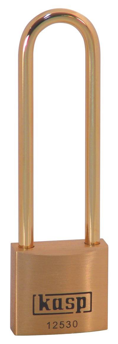 Kasp K12540L63BD Vorhängeschloss 40 mm verschieden schließend Goldgelb Schlüsselschloss