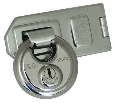 Kasp K16070D260 Vorhängeschloss verschieden schließend Silber Schlüsselschloss