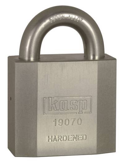 Kasp K19070D Vorhängeschloss 70 mm verschieden schließend Silber Schlüsselschloss
