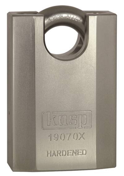 Kasp K19070XD Vorhängeschloss 70 mm verschieden schließend Silber Schlüsselschloss